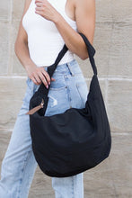 Load image into Gallery viewer, Piper Oversized Nylon Carryall Messenger