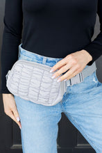 Load image into Gallery viewer, Anya Quilted Puffer Sling Belt Fanny Bum Bag