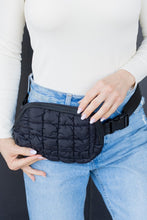 Load image into Gallery viewer, Anya Quilted Puffer Sling Belt Fanny Bum Bag