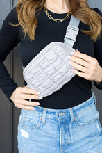 Load image into Gallery viewer, Anya Quilted Puffer Sling Belt Fanny Bum Bag