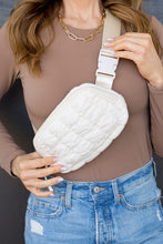 Load image into Gallery viewer, Anya Quilted Puffer Sling Belt Fanny Bum Bag