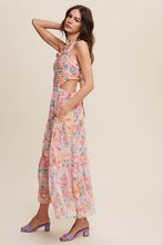 Load image into Gallery viewer, Floral Bubble Textured Two-Piece Style Maxi Dress