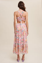 Load image into Gallery viewer, Floral Bubble Textured Two-Piece Style Maxi Dress