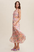 Load image into Gallery viewer, Floral Bubble Textured Two-Piece Style Maxi Dress