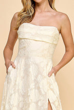 Load image into Gallery viewer, Francesca Ivory Strapless Sweetheart Gown