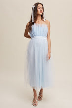 Load image into Gallery viewer, Paper Bag Frill Tulle Maxi Dress