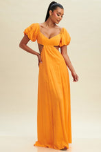 Load image into Gallery viewer, Yvonne Tie Back Linen Maxi Dress