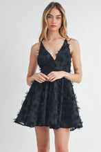 Load image into Gallery viewer, Sierra Tulle Flare Mini Dress - Black