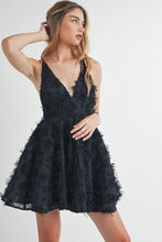 Load image into Gallery viewer, Sierra Tulle Flare Mini Dress - Black