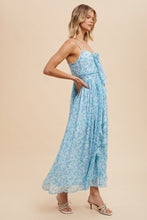 Load image into Gallery viewer, Brenna Rose Waterfall Floral Maxi Dress