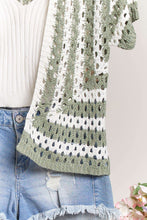 Load image into Gallery viewer, Myranda Open Crochet Collared Shirt