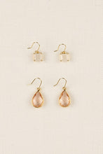 Load image into Gallery viewer, Stone earring set