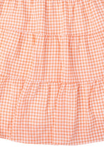 Load image into Gallery viewer, Gingham checked tiered dress