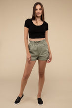 Load image into Gallery viewer, Double Buttoned Waistband Denim Shorts