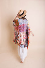 Load image into Gallery viewer, Boho Floral Patchwork Kimono