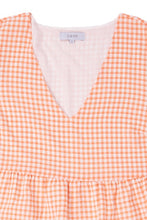 Load image into Gallery viewer, Gingham checked tiered dress