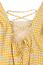 Load image into Gallery viewer, SS back strap dress - gingham