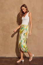 Load image into Gallery viewer, Mallorca Tie Satin Midi Skirt