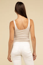 Load image into Gallery viewer, Double Layer Round Neck Tank Top