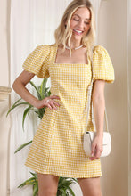 Load image into Gallery viewer, SS back strap dress - gingham