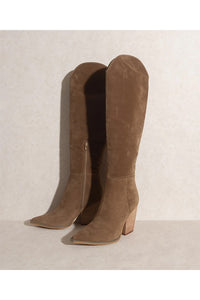 Clarissa Brown Suede Boot