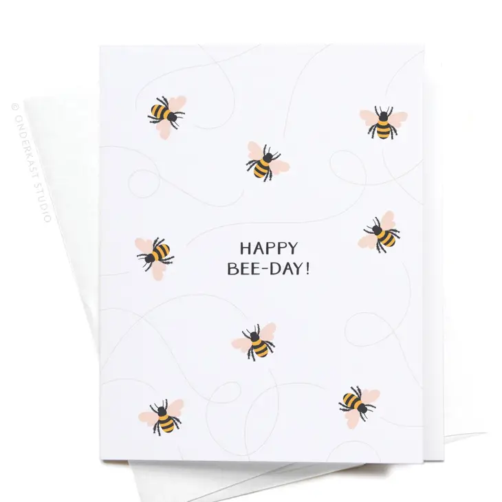 Happy Bee-Day Greeting Card