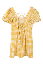 Load image into Gallery viewer, SS back strap dress - gingham