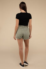 Load image into Gallery viewer, Double Buttoned Waistband Denim Shorts