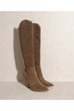 Load image into Gallery viewer, Clarissa Brown Suede Boot