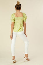 Load image into Gallery viewer, Smocked blouse with puff sleeve