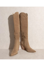 Load image into Gallery viewer, Clarissa Brown Suede Boot