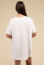 Load image into Gallery viewer, Cotton Drop Shoulder Oversized Top