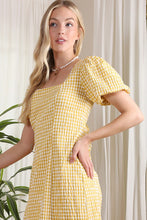 Load image into Gallery viewer, SS back strap dress - gingham