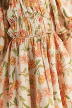 Load image into Gallery viewer, Faye Floral Ruched Mini Dress