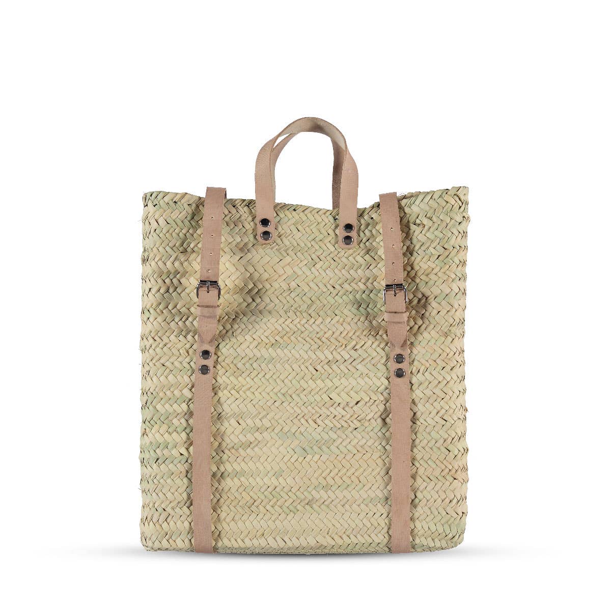 straw leather bag | Marrakesh artisan